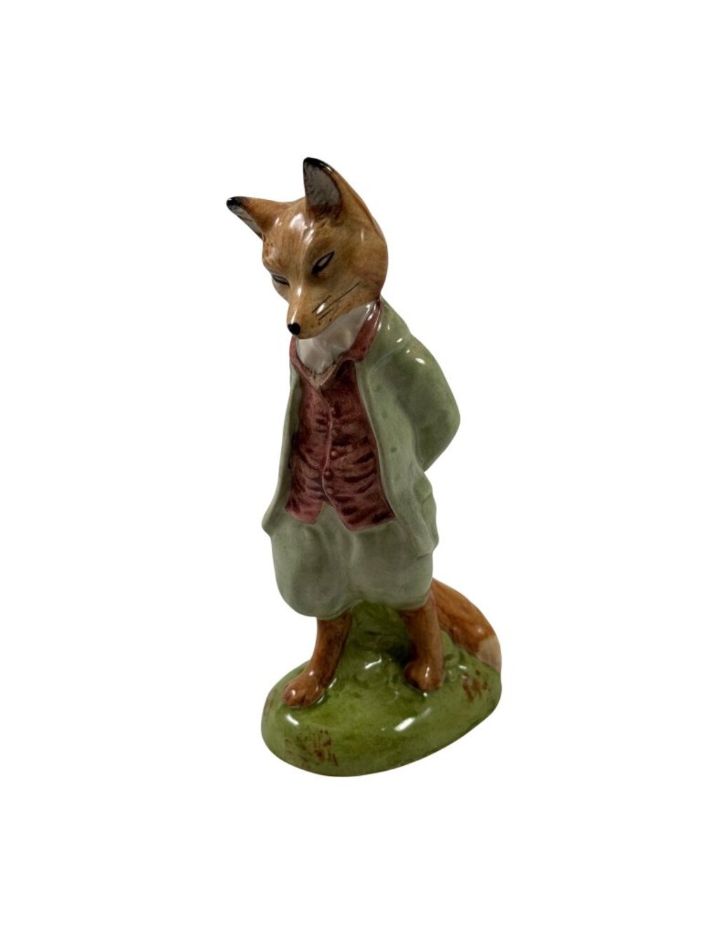 Royal Albert Foxy Whiskered Gentleman Porcelain Figurine Potter Vintage 1989